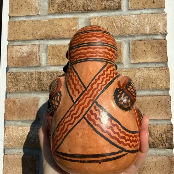 Handcrafted Terracotta Tribal Vase - Picture 2 of 5